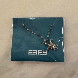 Effy Silver Turtle Charm Necklace
